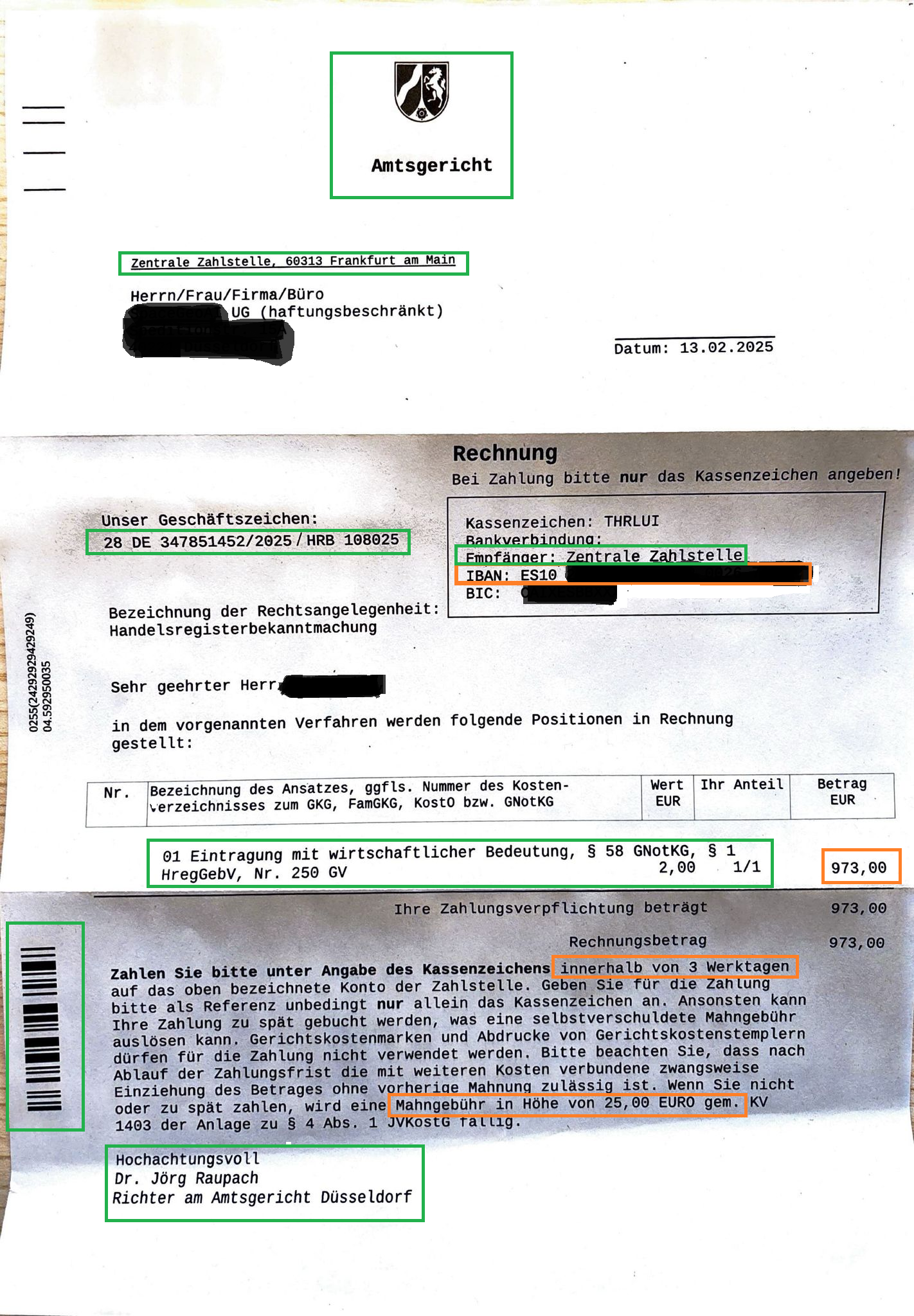 Characteristics of scam highlighted